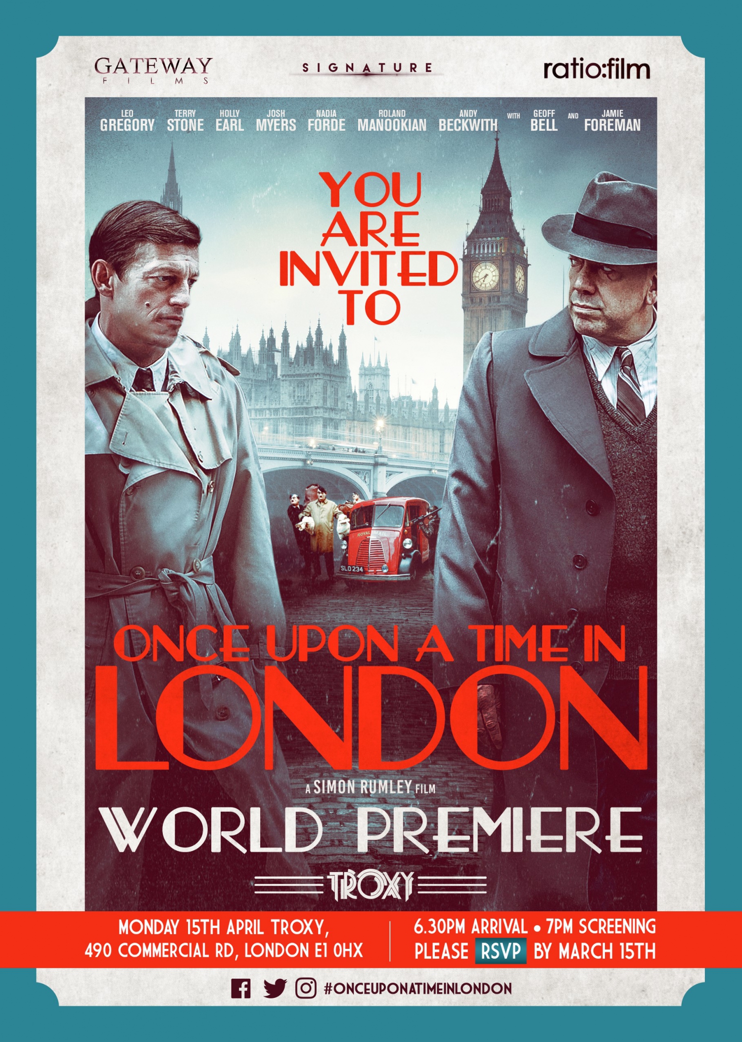 'Once upon a time in London' Film Premiere