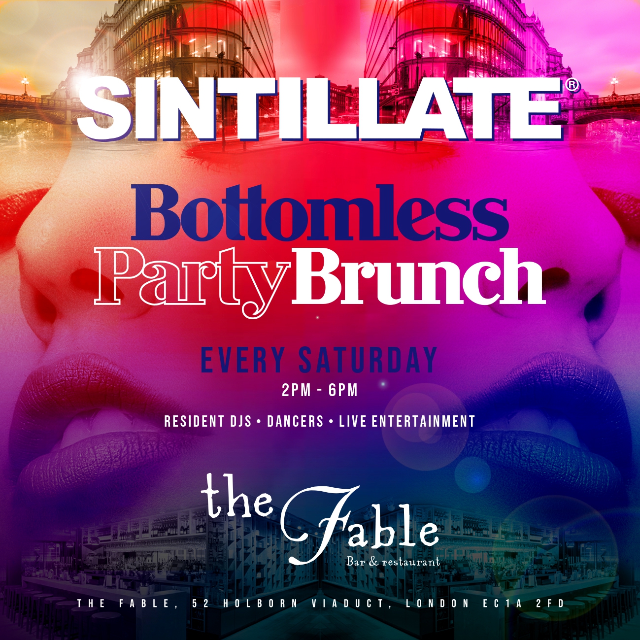 Sintillate Bottomless Party Brunch At The Fable London Sintillate 