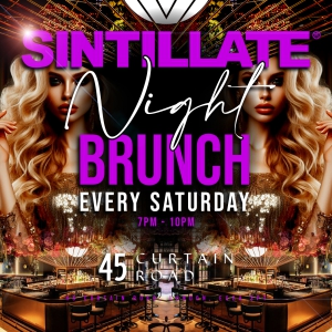 SINTILLATE Night Brunch at 45 Curtain Road