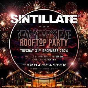 SINTILLATE NYE 2024 Rooftop Party at The Broadcaster