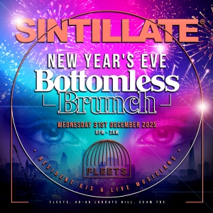 SINTILLATE NYE Bottomless Brunch at Fleets