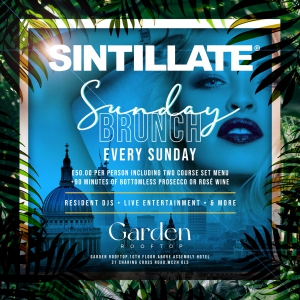 SINTILLATE Sunday Brunch at Garden Rooftop